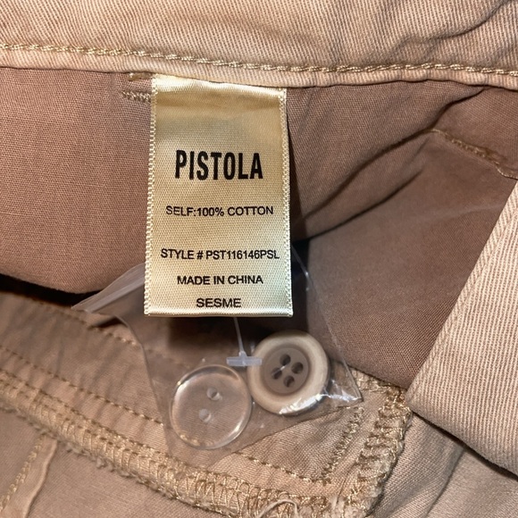 PISTOLA Ellery High Rise Wide Leg Pleated Trouser women’s size 30P - Picture 5 of 5